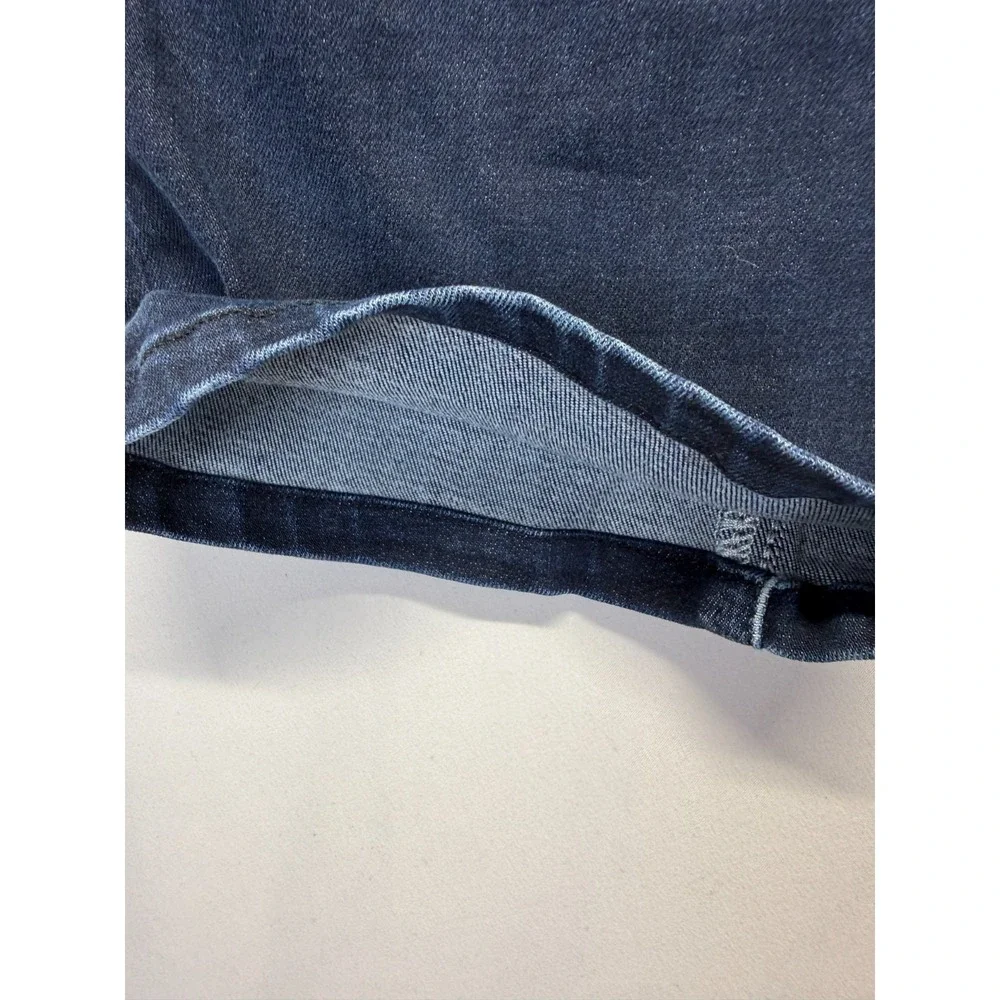 Banana Republic Traveler Jeans Mens 35x26 Blue Dark Wash Denim Slim Fit Low Rise
